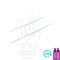 Silicone Stirring Sticks Dual Sided with Mini Spatula and Pigment Measurer for UV Resin Reusable Easy to Clean